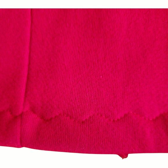 Vintage Lee Heavyweight Pearl Snap Fleece Cardigan Southwest Red Size M - Picture 6 of 10